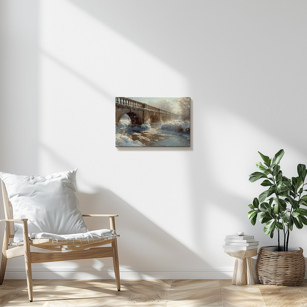 Bridge with Melted Snow #2_40x60