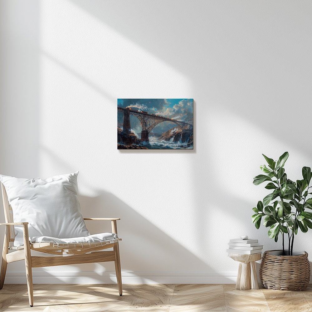 Steel Bridge Over the River #2_40x60