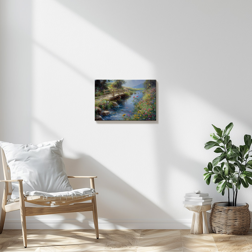 Blooming Wildflowers and Babbling Brook #2_40x60