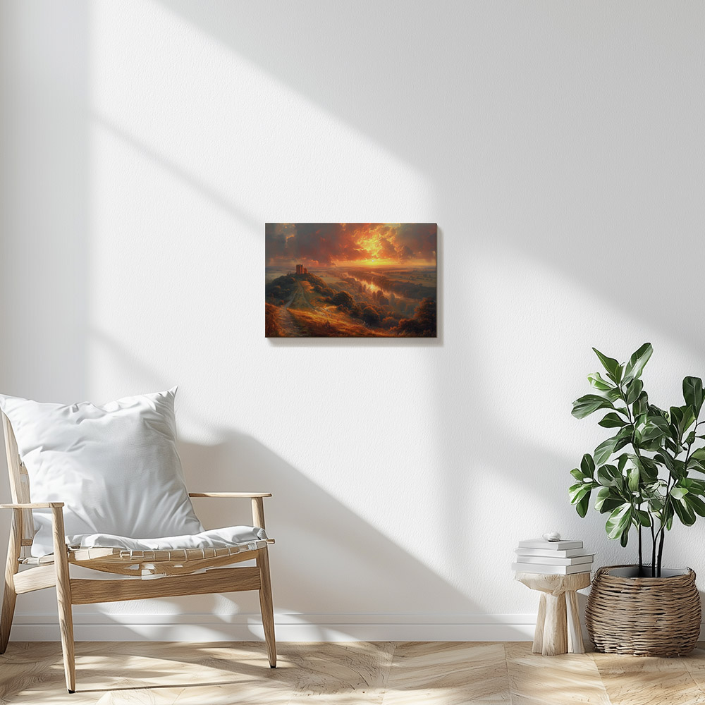 Castle at Golden Sunset #2_40x60