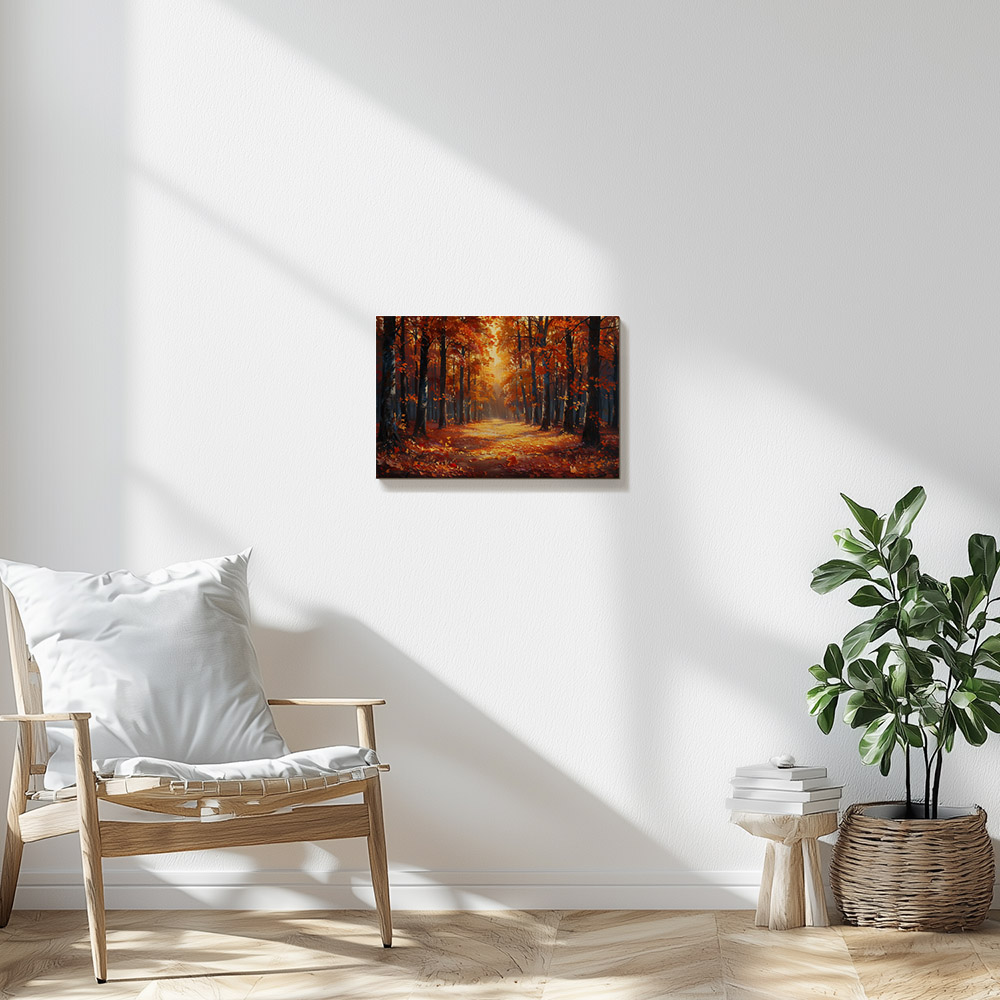 Sunlit Forest in Fall #2_40x60