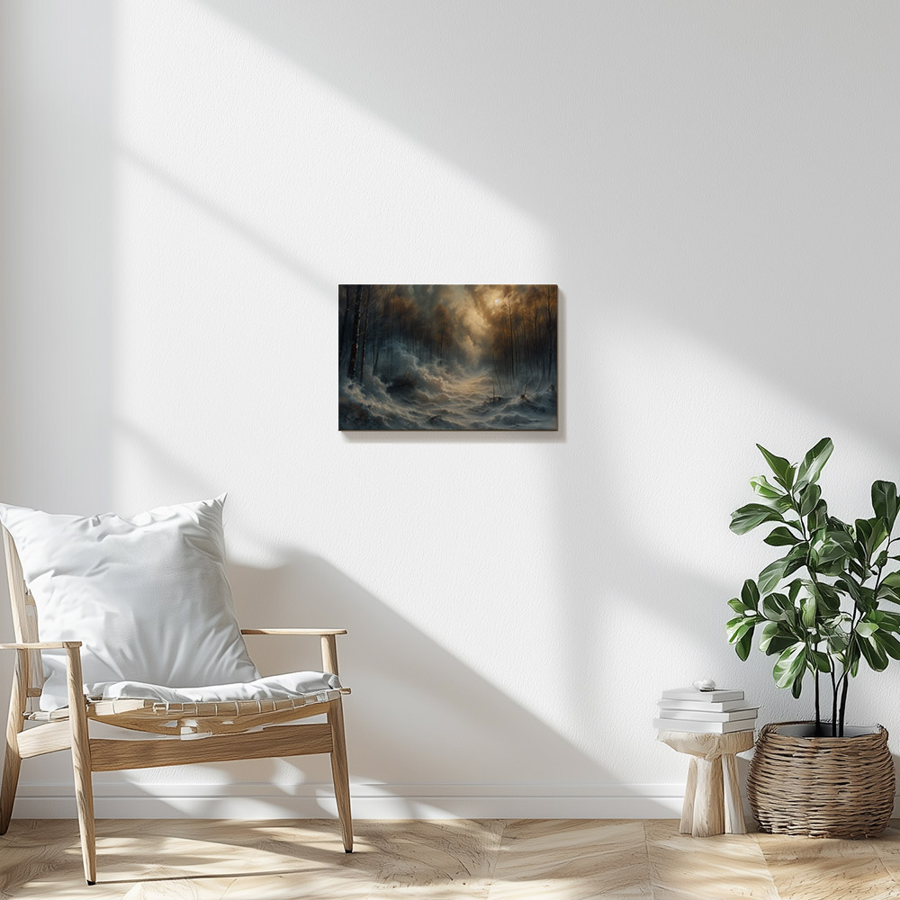 Fall Forest Morning Misty #2_40x60