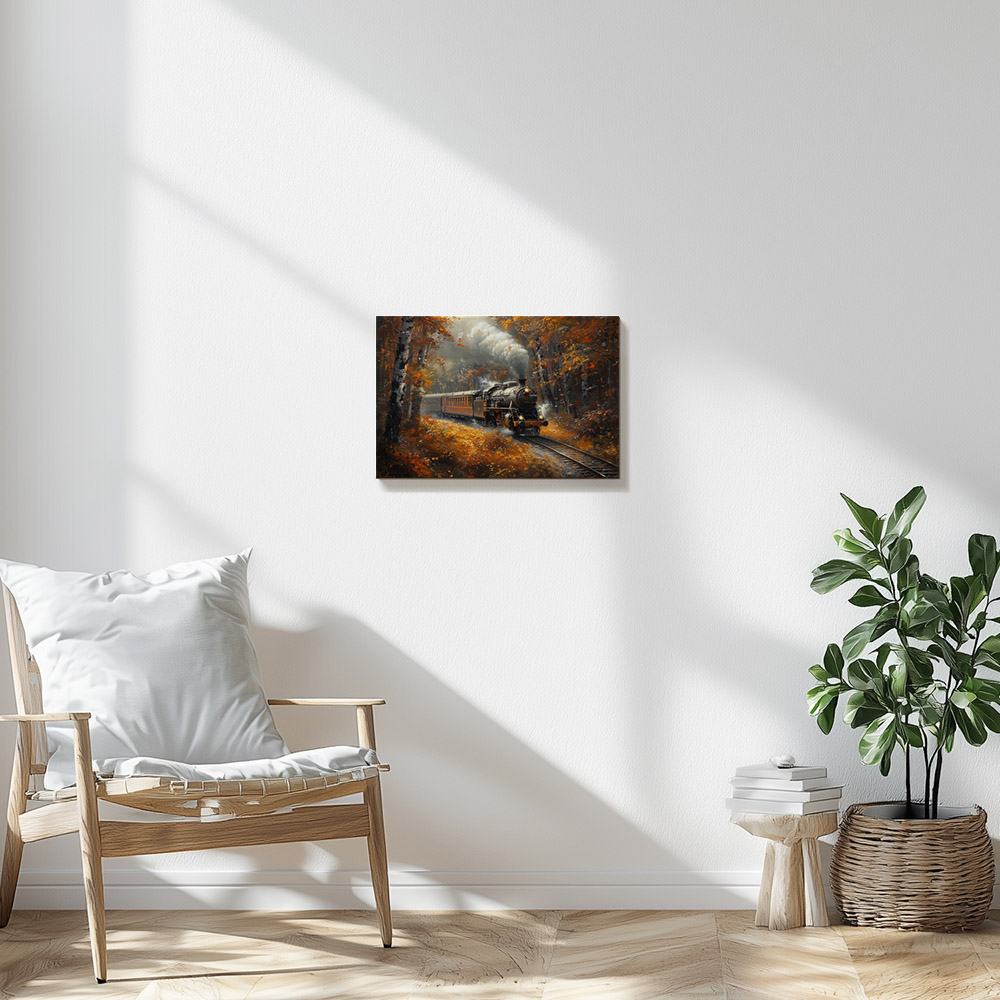 Steam Locomotive in Fall #2_40x60