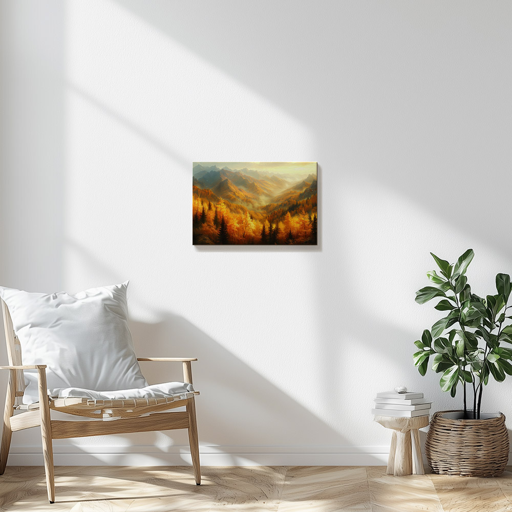 Golden Glow on Autumn Peaks #2_40x60