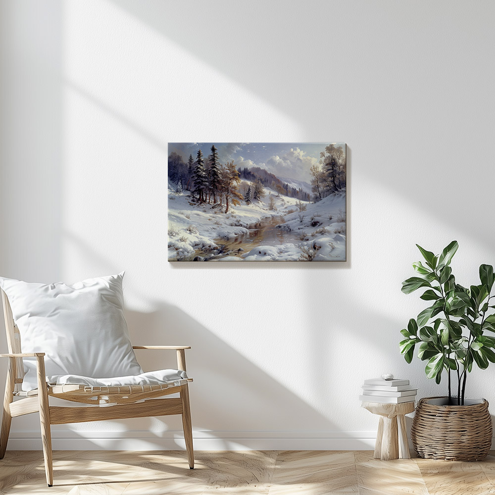 winters-whispering-stream-2_60x90 Winter's Whispering Stream #2_60x90