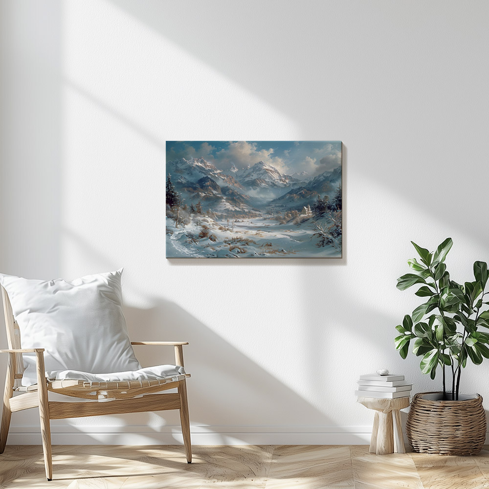 Mystic Mountains and Snowy Serenity #2_60x90