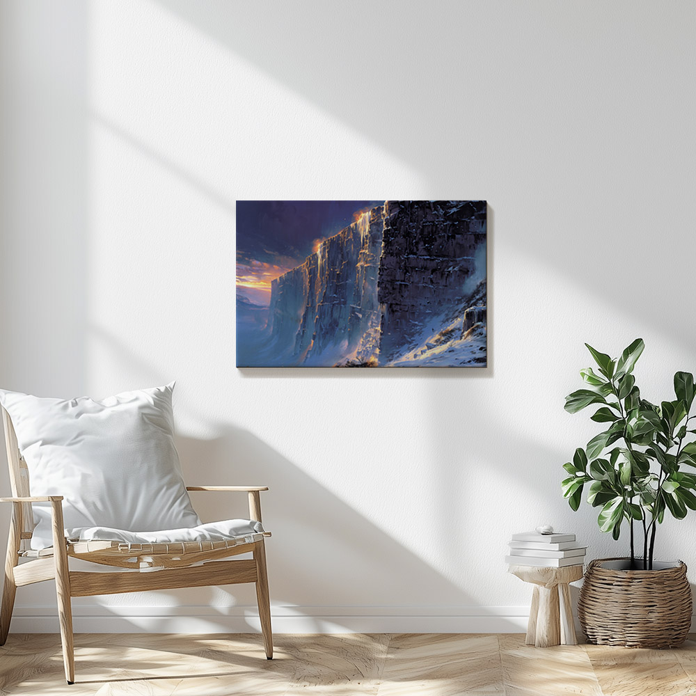 Majesty of the Illuminated Cliff #2_60x90