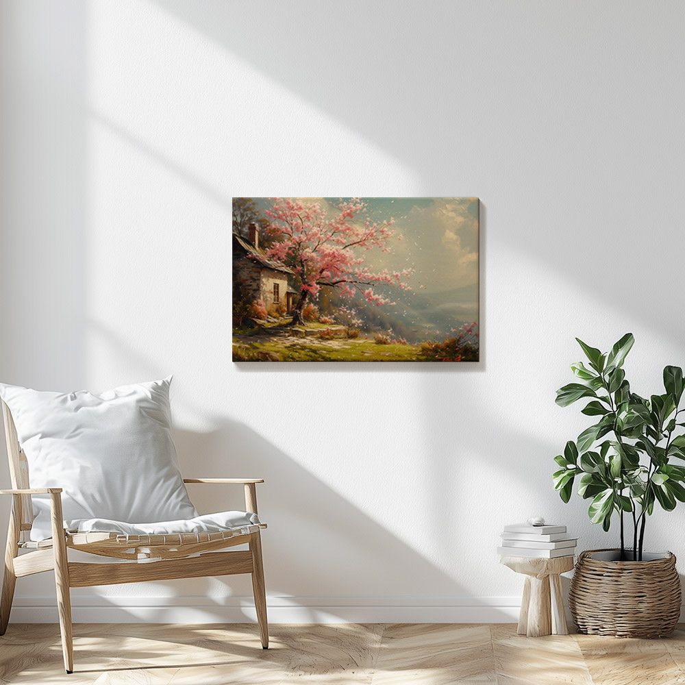 Cherry Blossoms in the Countryside #2_60x90