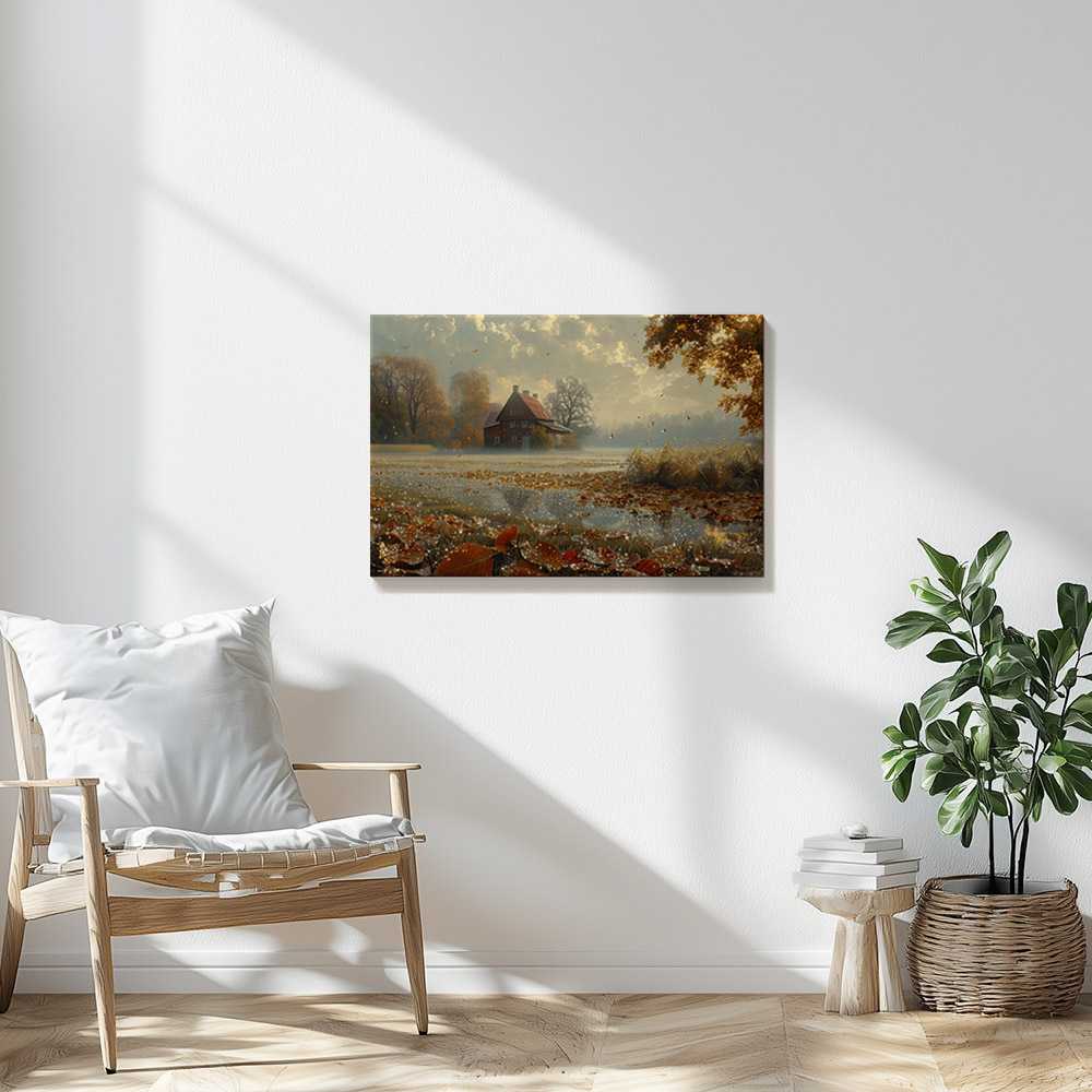 Whispers of Autumn: A Rustic Homestead #2_60x90