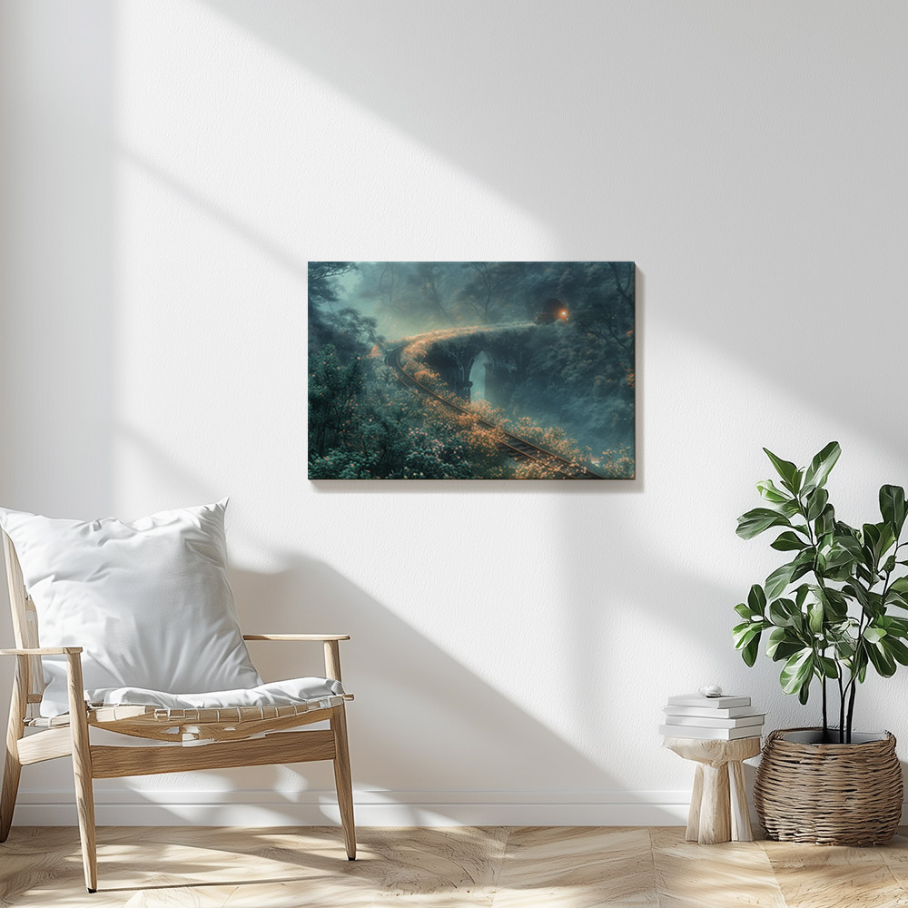 Tracking Through Morning Mist #2_60x90