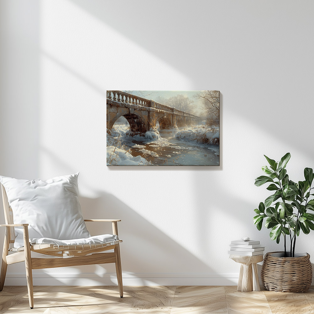 Bridge with Melted Snow #2_60x90