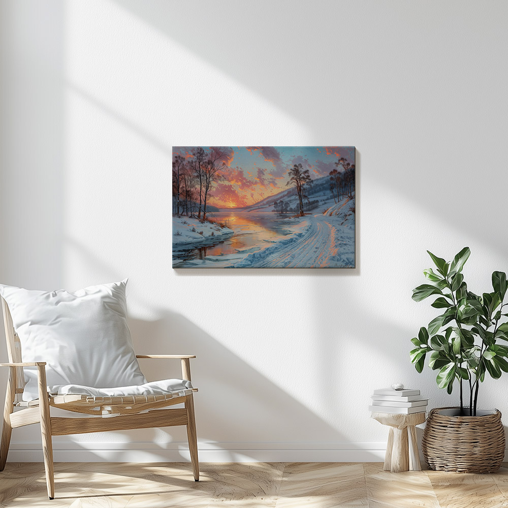 Frosty Morning Glow #2_60x90