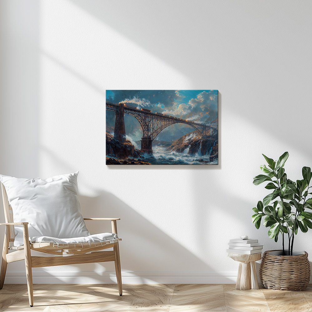 Steel Bridge Over the River #2_60x90