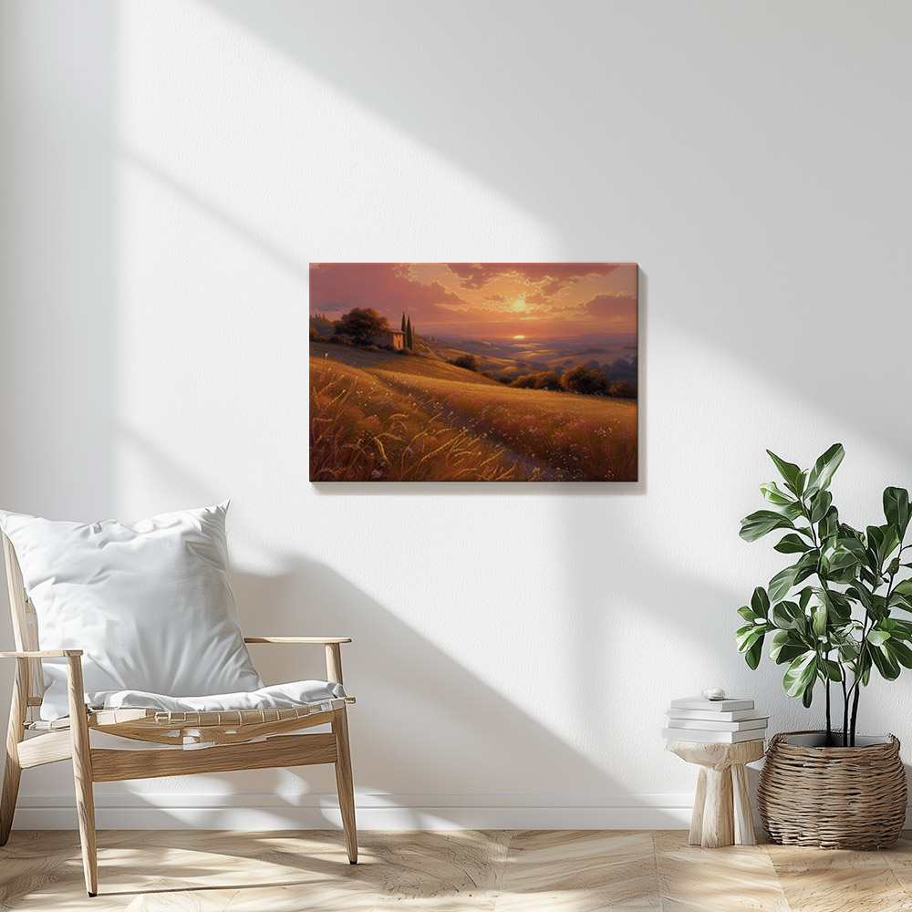 Golden Hills at Sunset #2_60x90