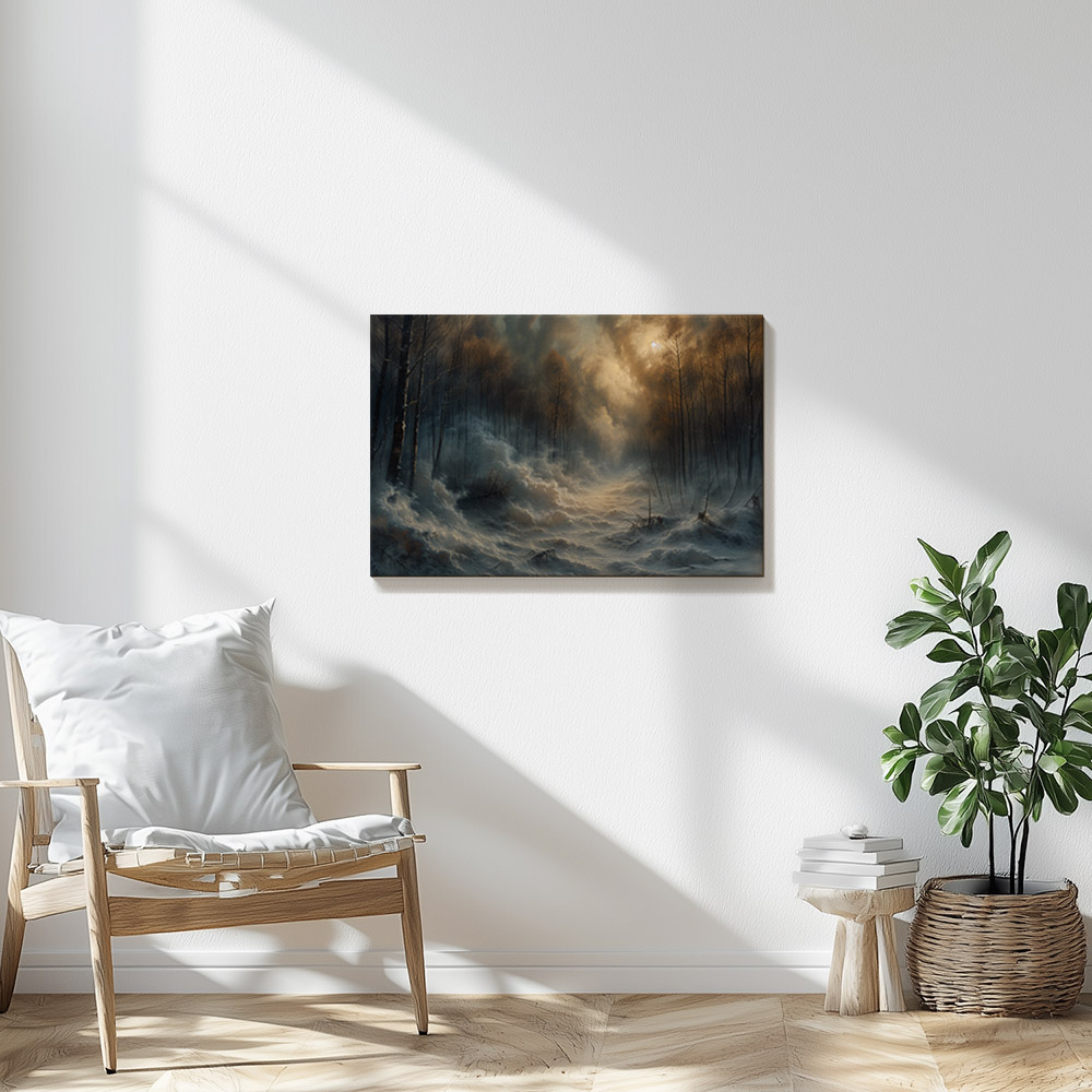 Fall Forest Morning Misty #2_60x90