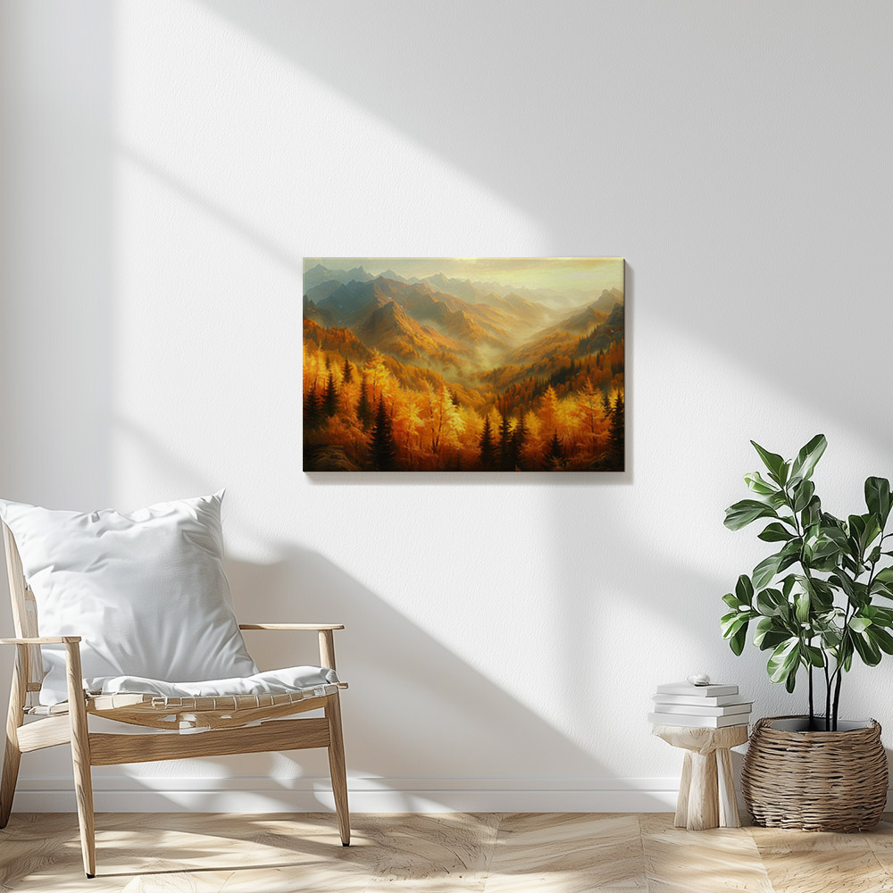 Golden Glow on Autumn Peaks #2_60x90