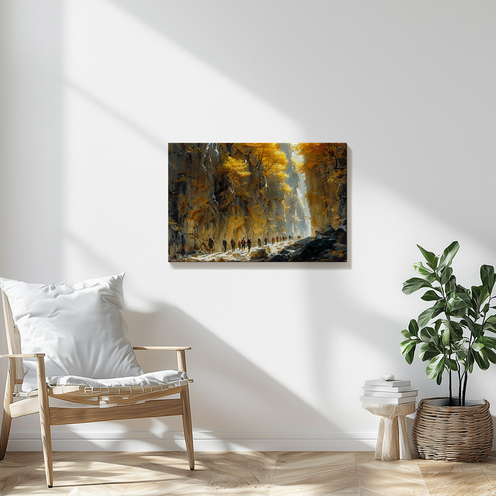 Sunlit Canyon Trek #2_60x90
