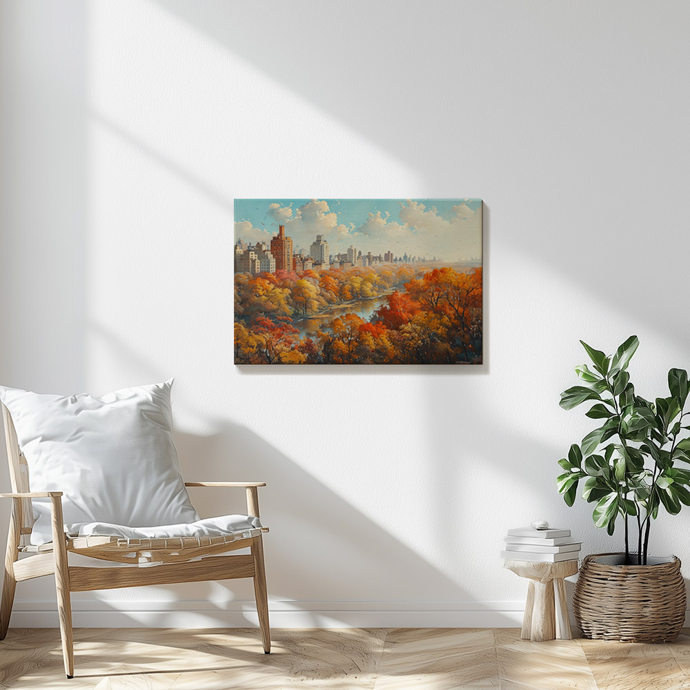 City Park in Fall #2_60x90