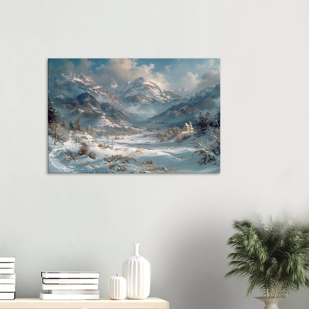 Mystic Mountains and Snowy Serenity #3_60x90