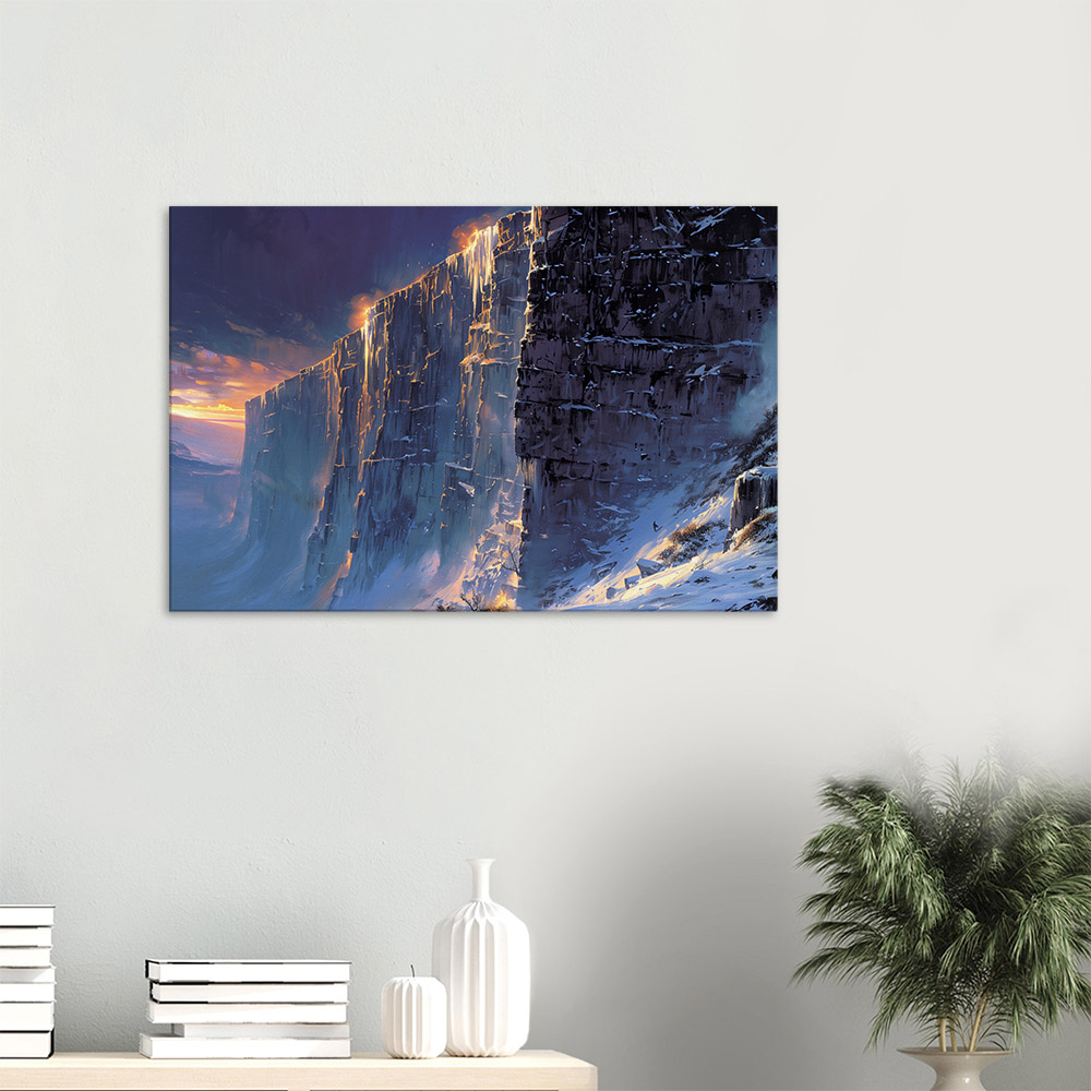 Majesty of the Illuminated Cliff #3_60x90