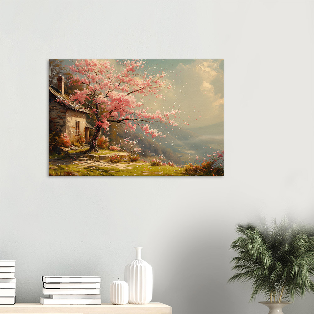 Cherry Blossoms in the Countryside #3_60x90