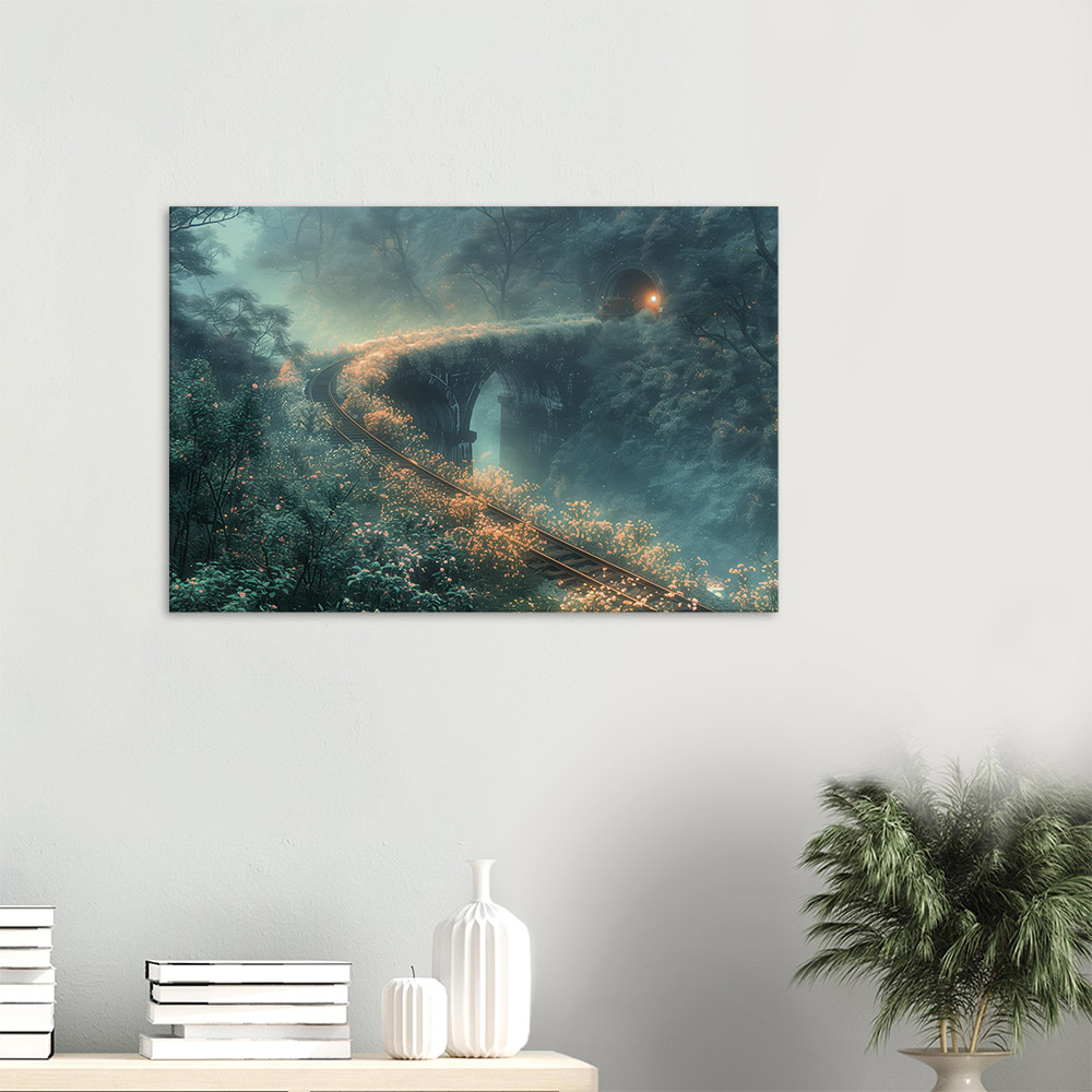 Tracking Through Morning Mist #3_60x90