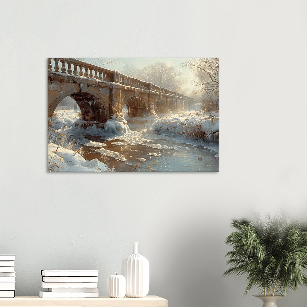 Bridge with Melted Snow #3_60x90