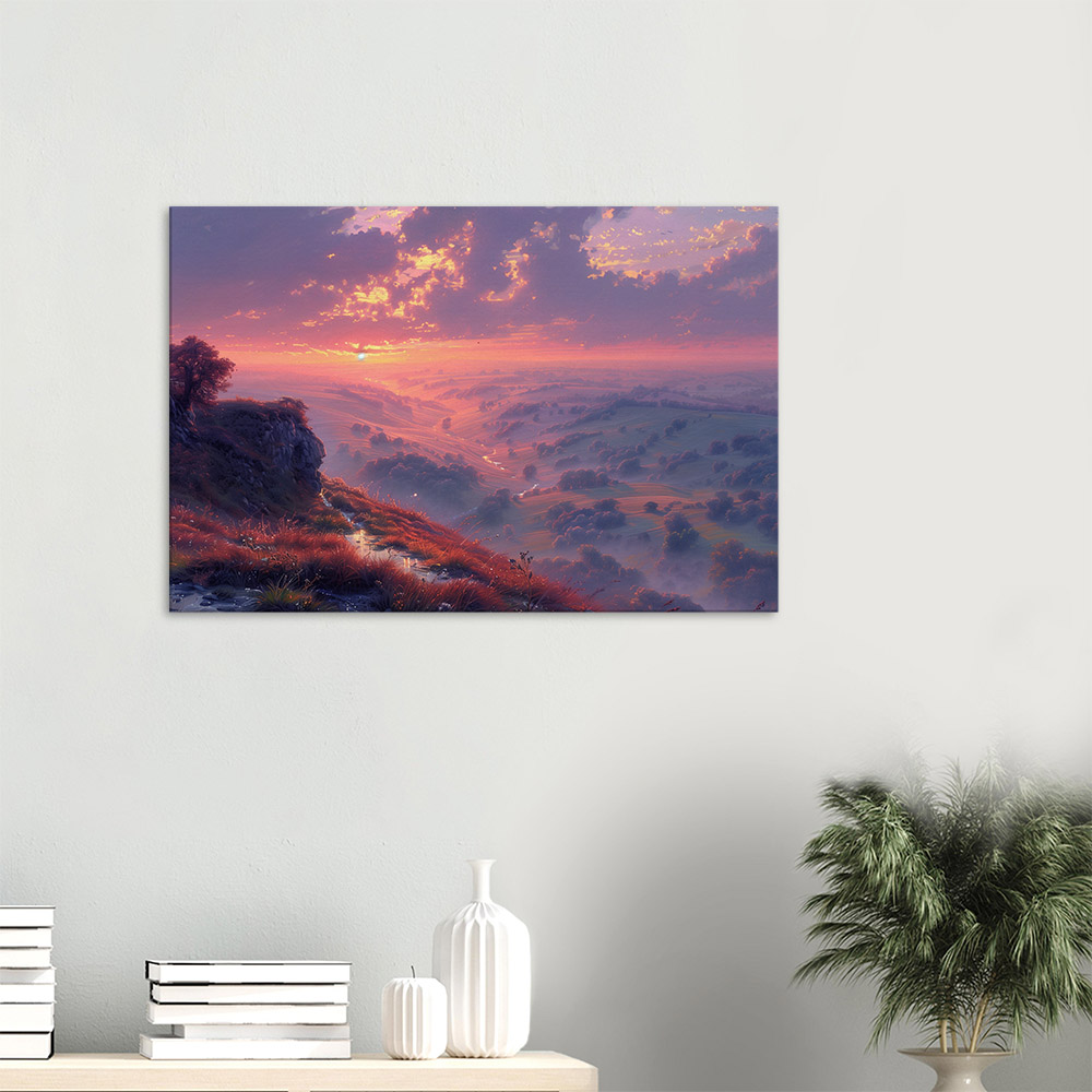springtime-sunsete-over-the-hills-3_60x90 Springtime Sunsete Over the Hills #3_60x90