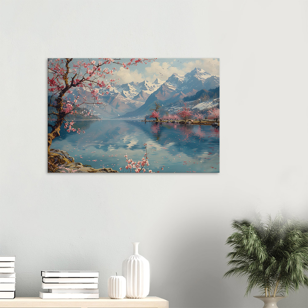 mountain-reflections-in-spring-3_60x90 Mountain Reflections in Spring #3_60x90