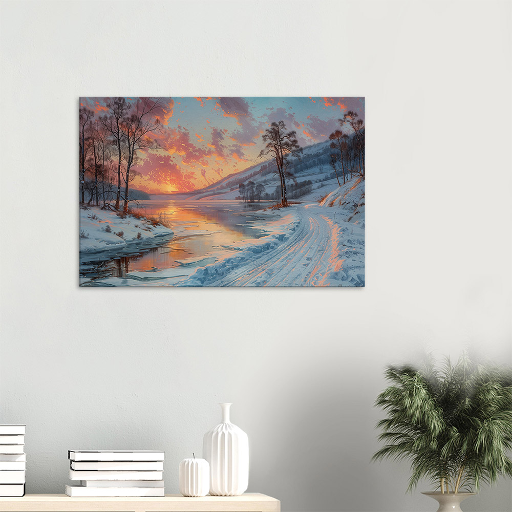 Frosty Morning Glow #3_60x90