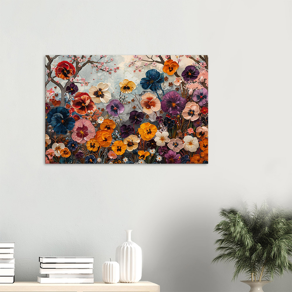 Colors of a Spring Garden #3_60x90