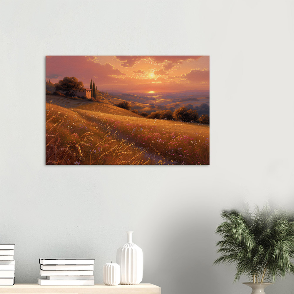 Golden Hills at Sunset #3_60x90