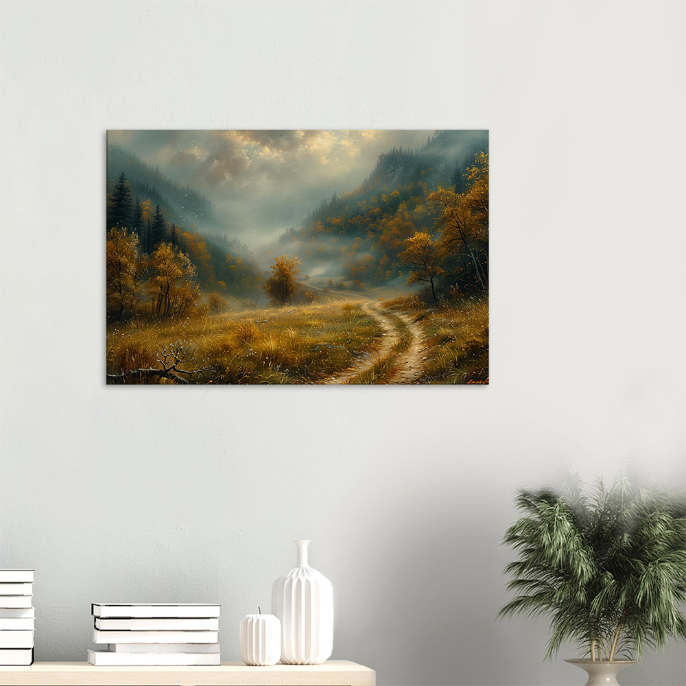 Mystical Valley in Autumn #3_60x90