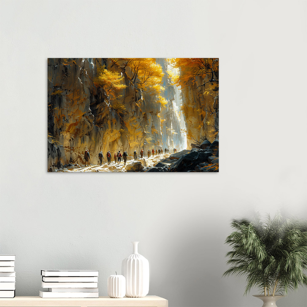 Sunlit Canyon Trek #3_60x90