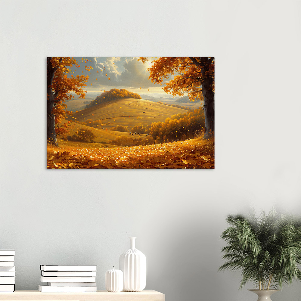 Golden Pastures in Autumn #3_60x90