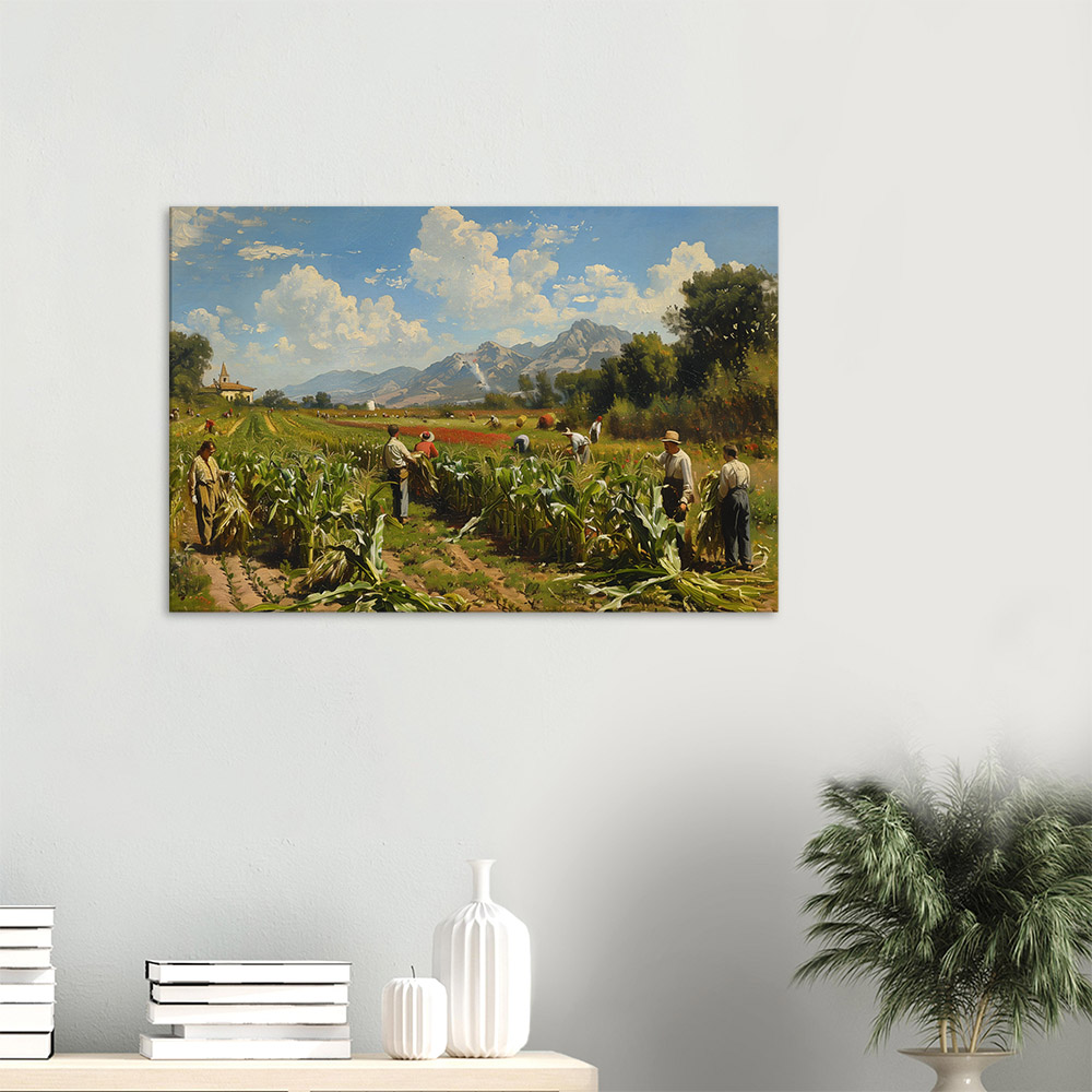 Harvesting in the Countryside #3_60x90