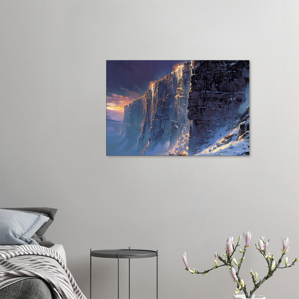 Majesty of the Illuminated Cliff #4_60x90