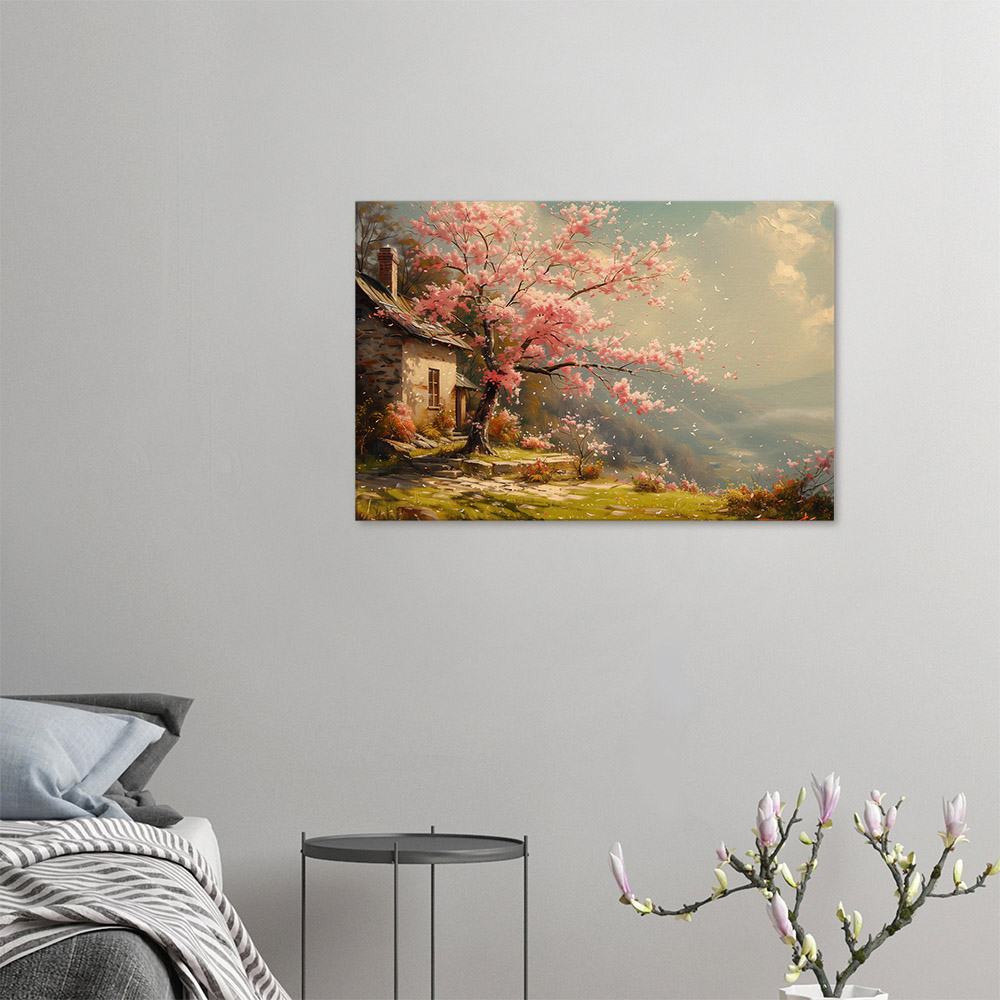 Cherry Blossoms in the Countryside #4_60x90