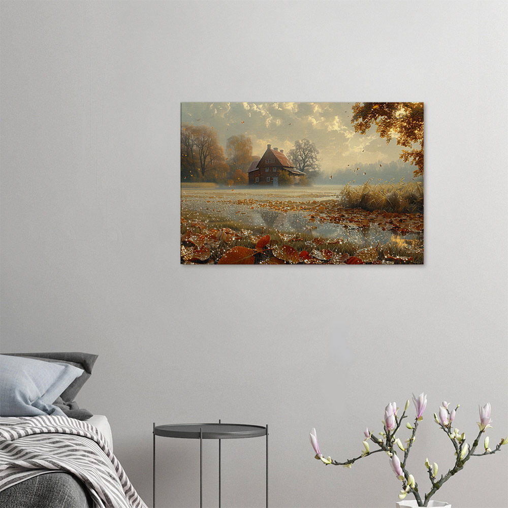 Whispers of Autumn: A Rustic Homestead #4_60x90