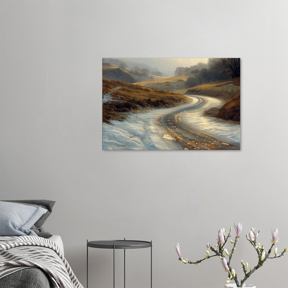 Through Hilly Fields #4_60x90