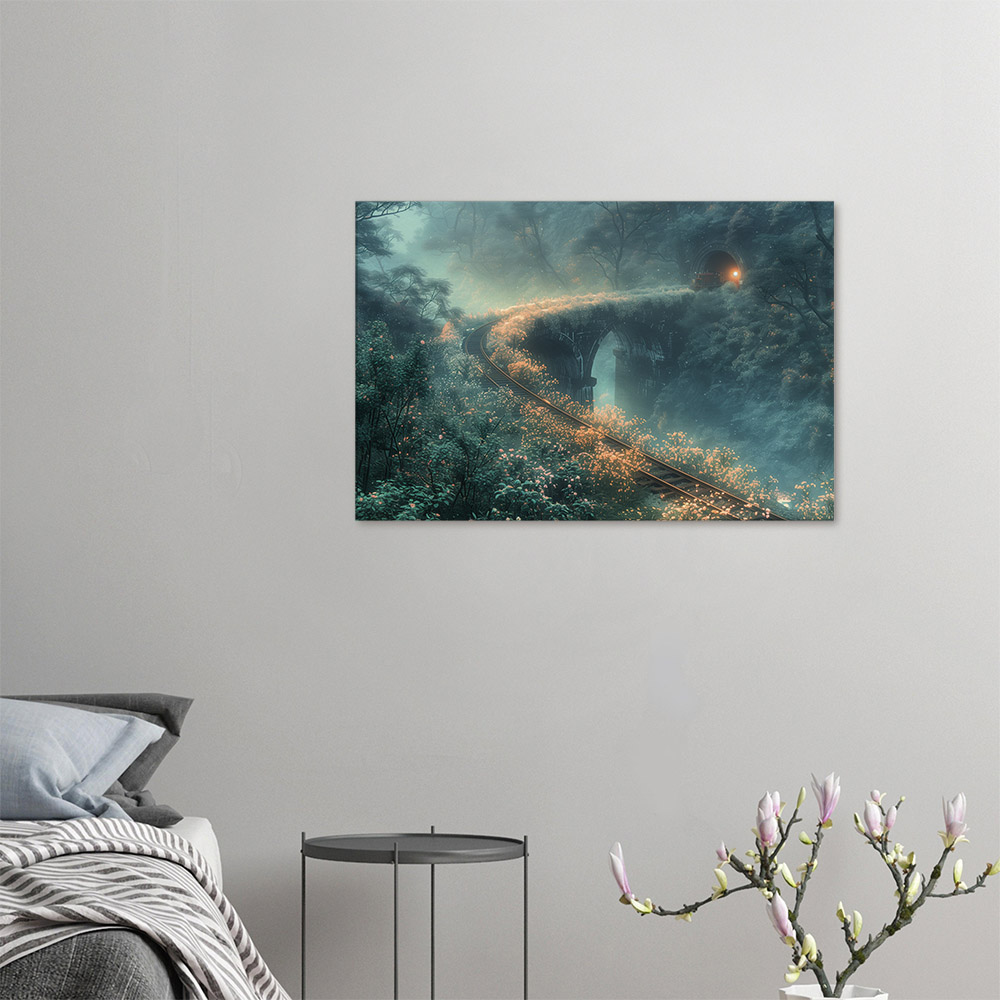 Tracking Through Morning Mist #4_60x90