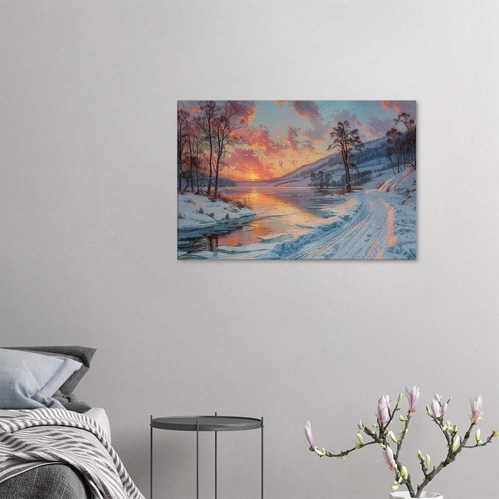 Frosty Morning Glow #4_60x90