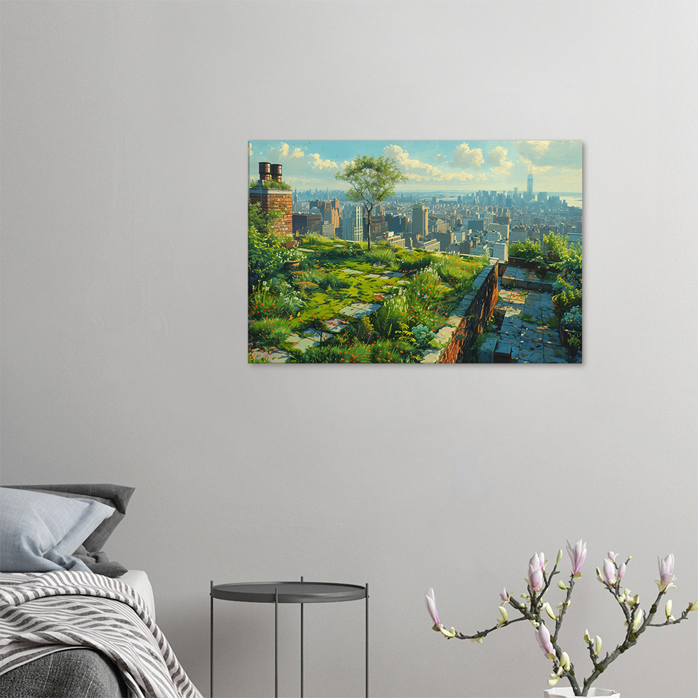 Rooftop Oasis #4_60x90