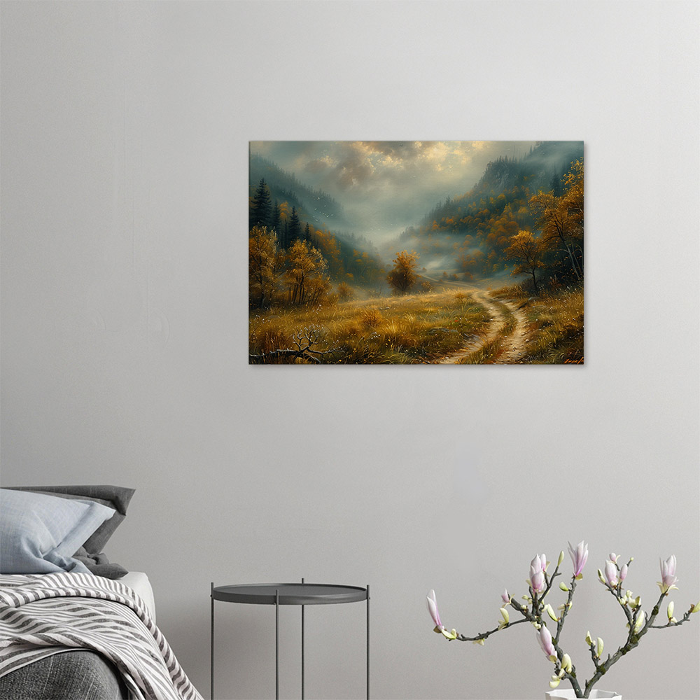 Mystical Valley in Autumn #4_60x90