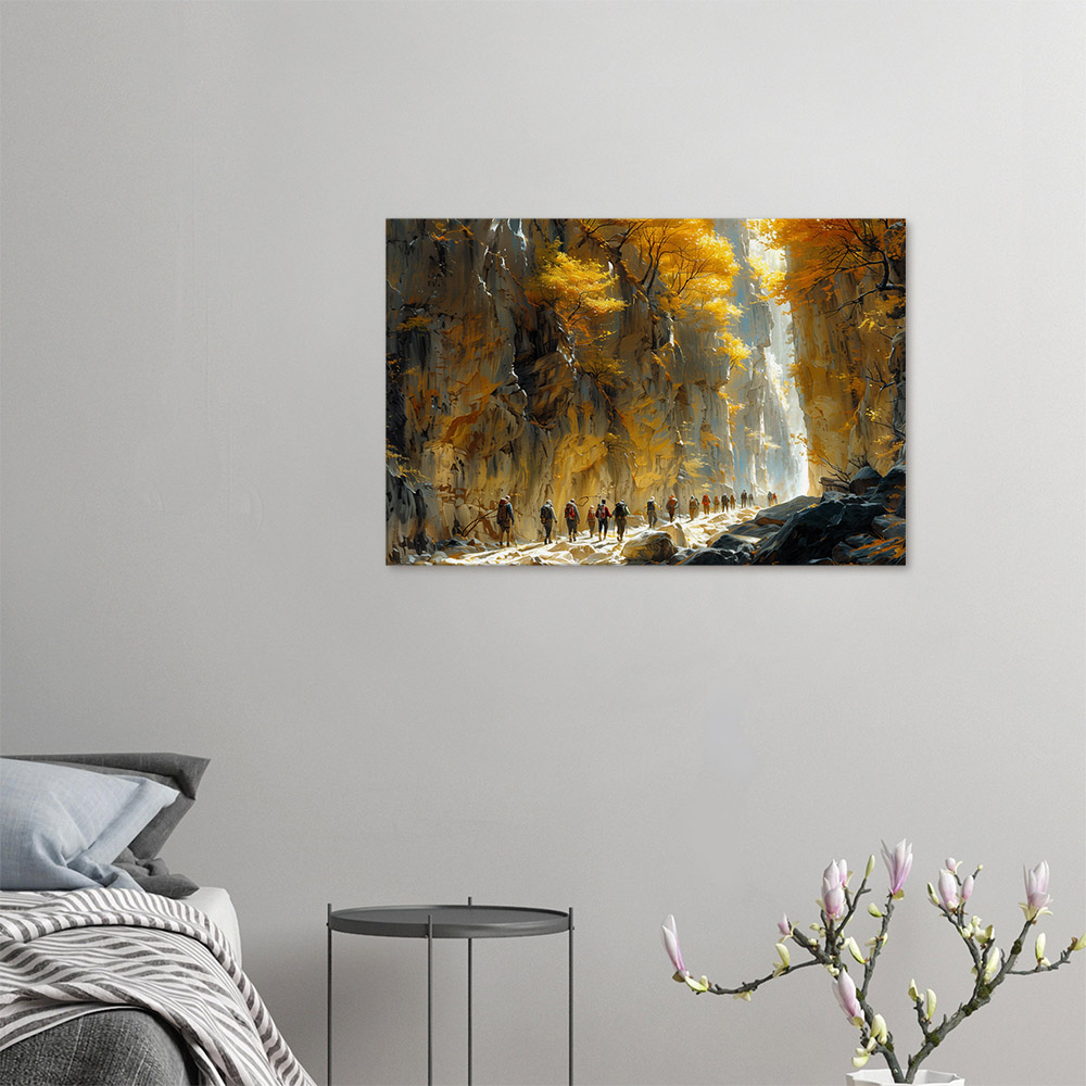 Sunlit Canyon Trek #4_60x90