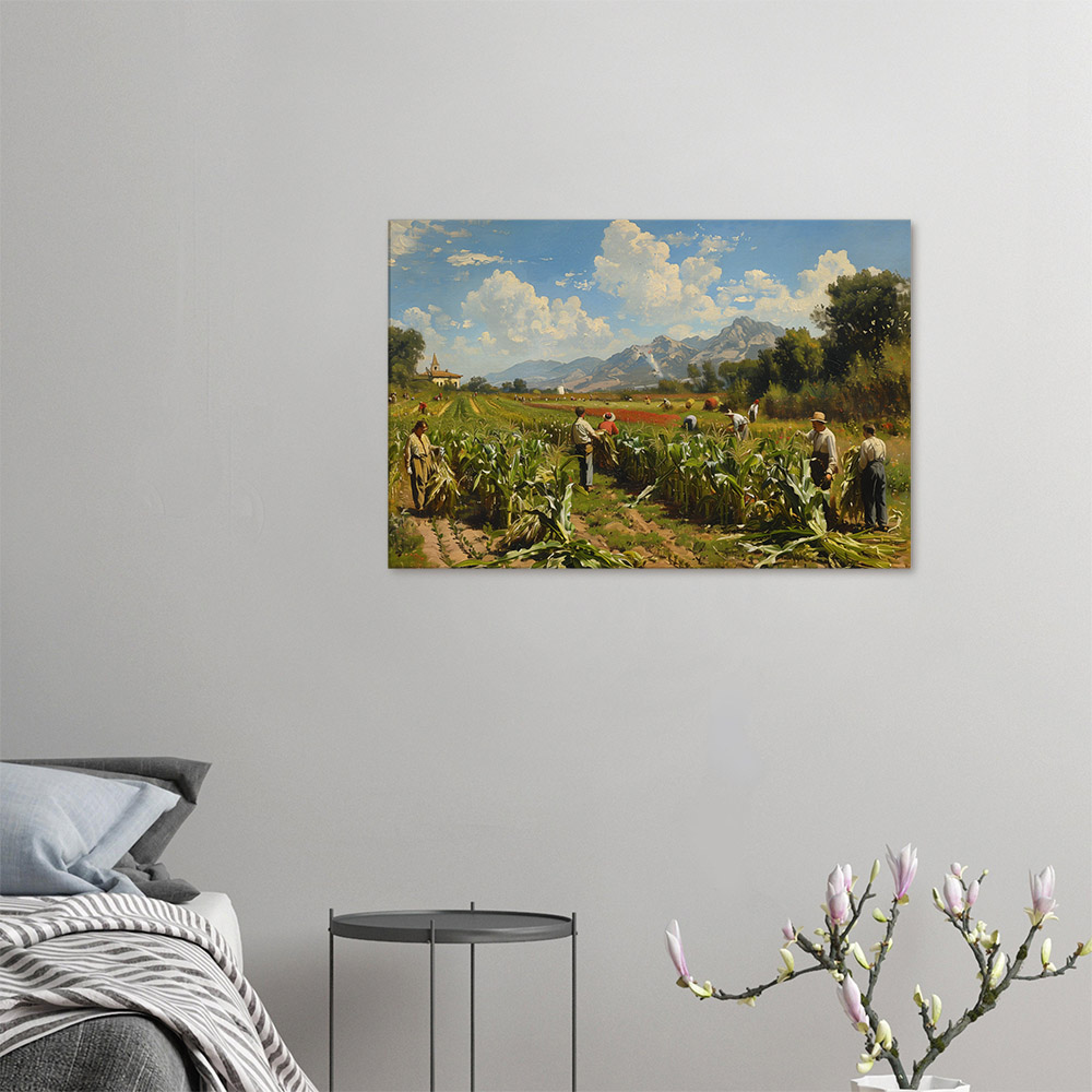 Harvesting in the Countryside #4_60x90