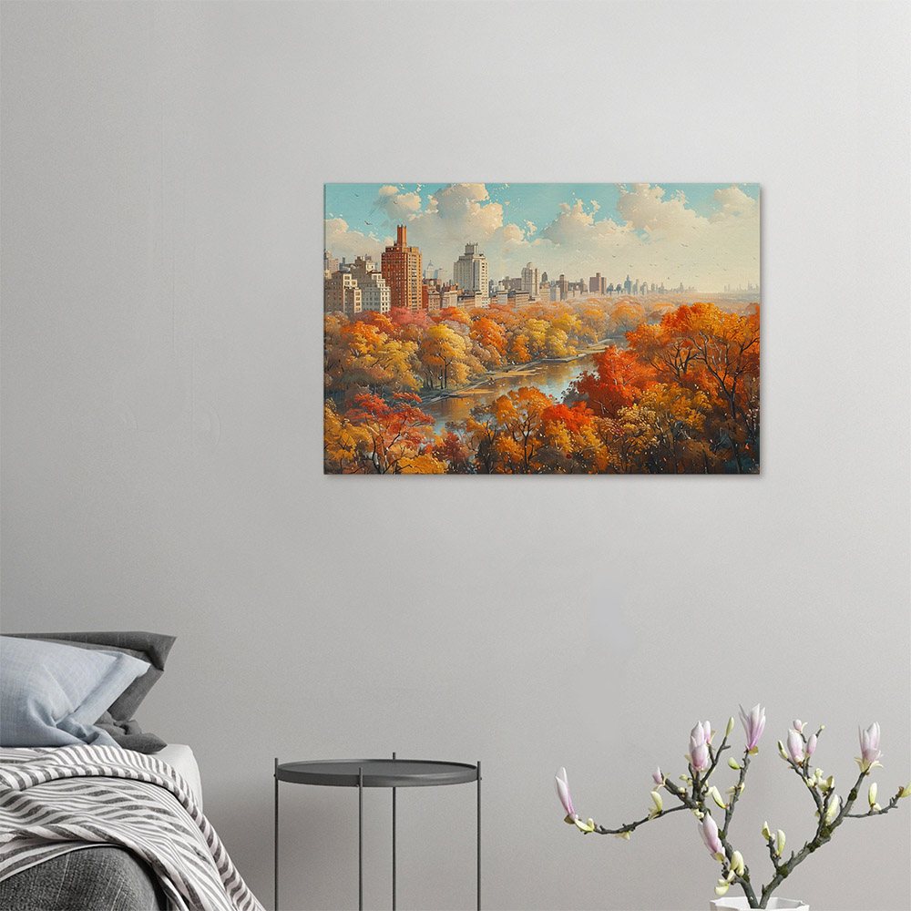 City Park in Fall #4_60x90