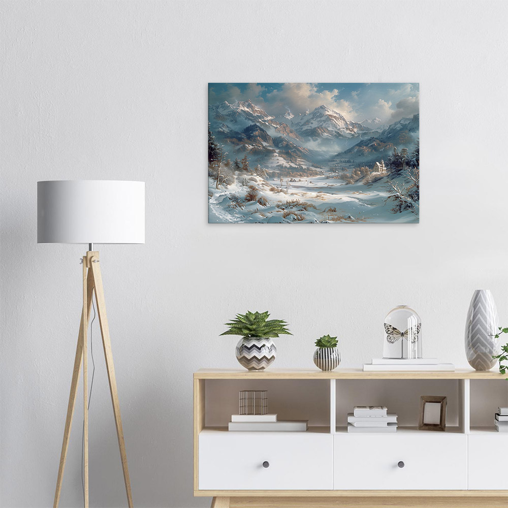 Mystic Mountains and Snowy Serenity #5_60x90