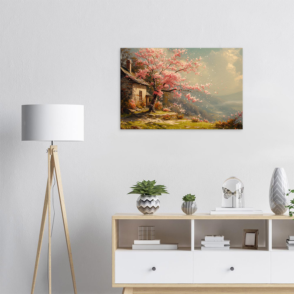 Cherry Blossoms in the Countryside #5_60x90