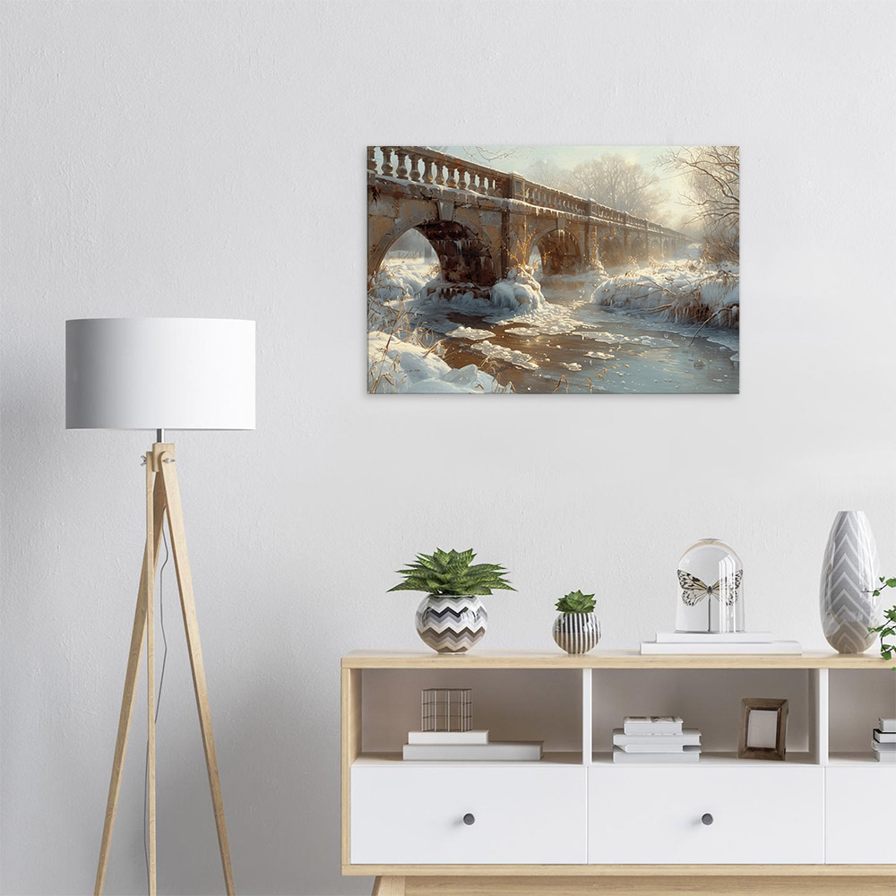 Bridge with Melted Snow #5_60x90